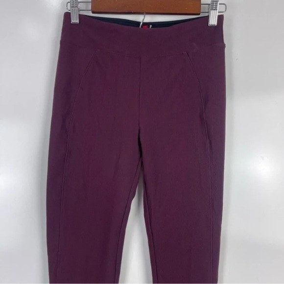 SPANX Micro Ribbed Control Top Skimmer Ankle Leggings Women's Size Medium - Picture 4 of 7